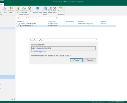 Veeam Backup & Replication 12对Windows计算机进行恢复