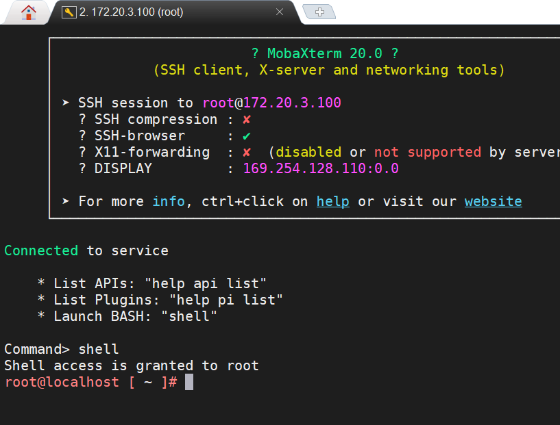 SSH 登录 shell